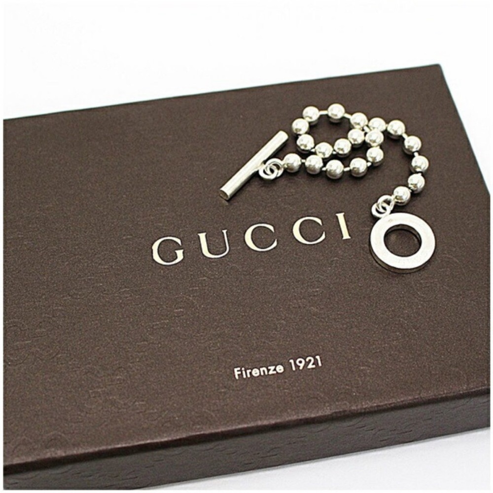 Authentic Vintage Gucci Sterling Silver bracelet size 7” with Toggle Clasp.